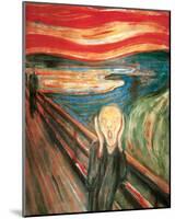 The Scream-Edvard Munch-Mounted Art Print