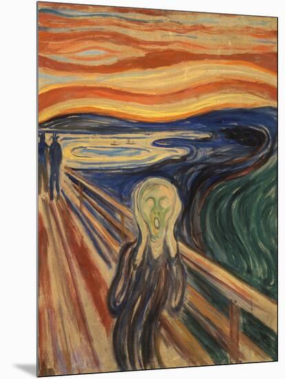 The Scream-Edvard Munch-Mounted Art Print