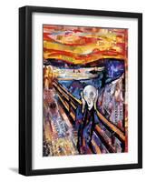 The Scream-James Grey-Framed Art Print