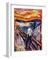 The Scream-James Grey-Framed Art Print