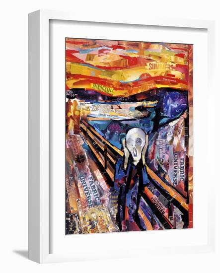 The Scream-James Grey-Framed Art Print