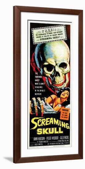 The Screaming Skull - 1958-null-Framed Giclee Print