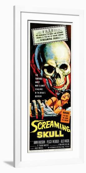 The Screaming Skull - 1958-null-Framed Giclee Print