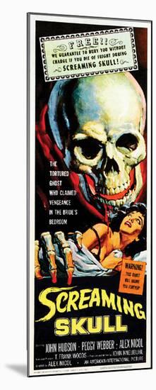 The Screaming Skull - 1958-null-Mounted Giclee Print