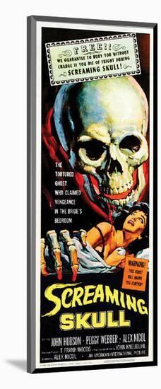 The Screaming Skull - 1958-null-Mounted Giclee Print