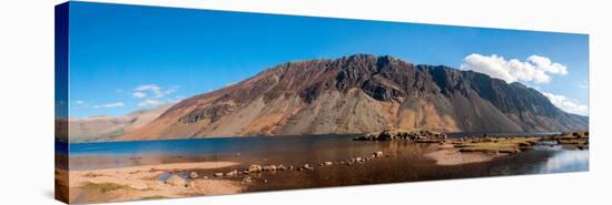 The Screes and Wastwater-James Emmerson-Stretched Canvas