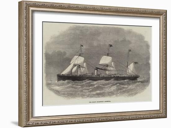 The Screw Steam-Ship Abyssinia-Edwin Weedon-Framed Giclee Print