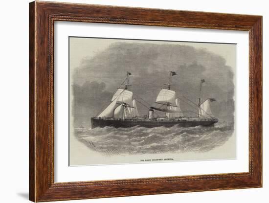 The Screw Steam-Ship Abyssinia-Edwin Weedon-Framed Giclee Print