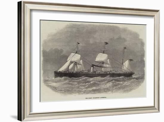 The Screw Steam-Ship Abyssinia-Edwin Weedon-Framed Giclee Print