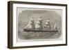 The Screw Steam-Ship Adriatic, of the White Star Line, from Liverpool to New York-Edwin Weedon-Framed Giclee Print