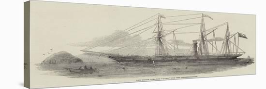 The Screw Steamer Arno, for the Mediterranean-null-Stretched Canvas