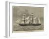 The Screw-Steamer Durham, Australian Liner-null-Framed Giclee Print