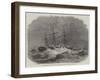 The Screw-Steamer Ontario Aground on Hasborough Sands, Near Yarmouth-Edwin Weedon-Framed Giclee Print