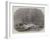 The Screw-Steamer Ontario Aground on Hasborough Sands, Near Yarmouth-Edwin Weedon-Framed Giclee Print