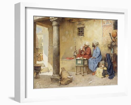 The Scribe, 1886 (Panel)-Charles Wilda-Framed Giclee Print