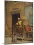 The Scribe (Oil on Panel)-Ludwig Deutsch-Mounted Premium Giclee Print