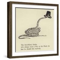 The Scroobious Snake-Edward Lear-Framed Giclee Print