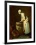 The Scullery Maid, 1738-Jean-Baptiste Simeon Chardin-Framed Giclee Print