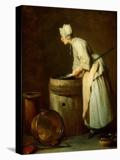 The Scullery Maid, 1738-Jean-Baptiste Simeon Chardin-Stretched Canvas