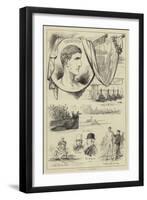 The Sculling Championship-null-Framed Giclee Print