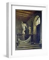 The Sculptor Caggiano's Studio with Statue of Victory-Francesco del Cossa-Framed Giclee Print