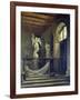 The Sculptor Caggiano's Studio with Statue of Victory-Francesco del Cossa-Framed Giclee Print