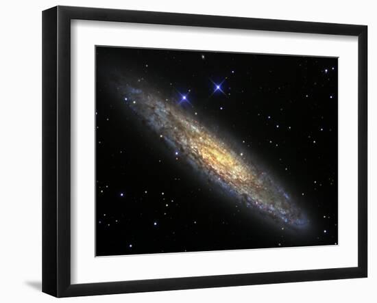 The Sculptor Galaxy, NGC 253 in the Constellation Sculptor-Stocktrek Images-Framed Photographic Print