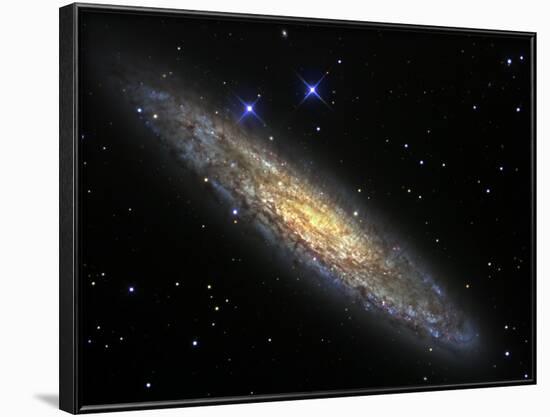 The Sculptor Galaxy, NGC 253 in the Constellation Sculptor-Stocktrek Images-Framed Photographic Print