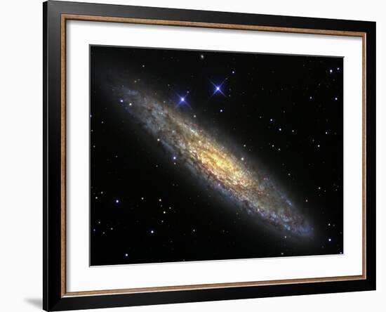 The Sculptor Galaxy, NGC 253 in the Constellation Sculptor-Stocktrek Images-Framed Photographic Print