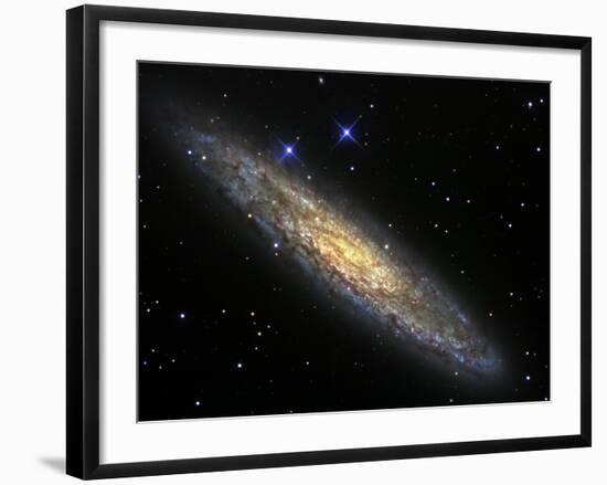 The Sculptor Galaxy, NGC 253 in the Constellation Sculptor-Stocktrek Images-Framed Photographic Print