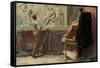 The Sculptor's Studio, 1885-Tom Roberts-Framed Stretched Canvas