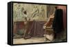 The Sculptor's Studio, 1885-Tom Roberts-Framed Stretched Canvas