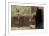 The Sculptor's Studio-Tom Roberts-Framed Premium Giclee Print