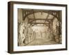 The Sculpture Gallery in the Examination Schools-William Westall-Framed Giclee Print