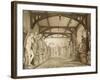 The Sculpture Gallery in the Examination Schools-William Westall-Framed Giclee Print