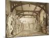 The Sculpture Gallery in the Examination Schools-William Westall-Mounted Giclee Print