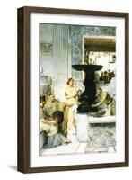 The Sculpture Gallery-Sir Lawrence Alma-Tadema-Framed Art Print