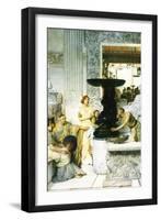 The Sculpture Gallery-Sir Lawrence Alma-Tadema-Framed Art Print