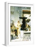 The Sculpture Gallery-Sir Lawrence Alma-Tadema-Framed Art Print