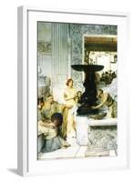 The Sculpture Gallery-Sir Lawrence Alma-Tadema-Framed Art Print