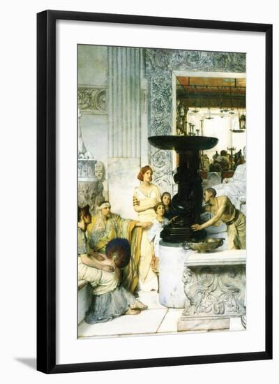 The Sculpture Gallery-Sir Lawrence Alma-Tadema-Framed Art Print