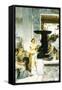 The Sculpture Gallery-Sir Lawrence Alma-Tadema-Framed Stretched Canvas