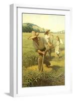 The Scythers, 1908-Newell Convers Wyeth-Framed Giclee Print