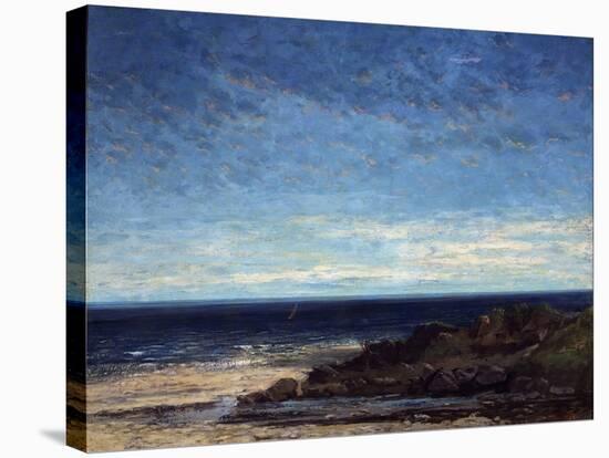 The Sea, 1867-Gustave Courbet-Stretched Canvas