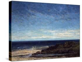 The Sea, 1867-Gustave Courbet-Stretched Canvas