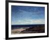 The Sea, 1867-Gustave Courbet-Framed Giclee Print