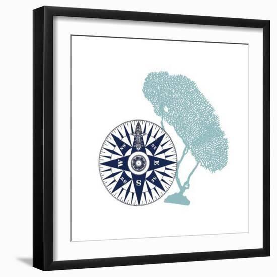 The Sea 6-Kimberly Allen-Framed Art Print