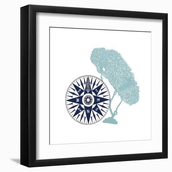 The Sea 6-Kimberly Allen-Framed Art Print