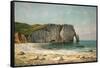 The Sea-Arch at Etretat, 1869-Gustave Courbet-Framed Stretched Canvas