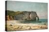 The Sea-Arch at Etretat, 1869-Gustave Courbet-Stretched Canvas
